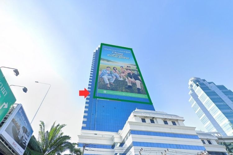 1 Panel Building Wrap Billboard at Adriatic Palace Hotel, Bangkok, Bangkok