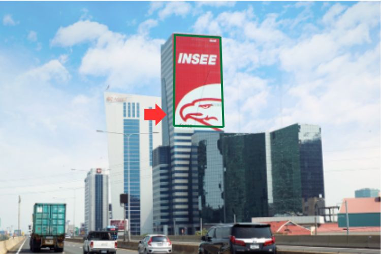 1 Panel Vertical Building Wrap Billboard at I Tower A1, Bangkok, Chatuchak, Bangkok