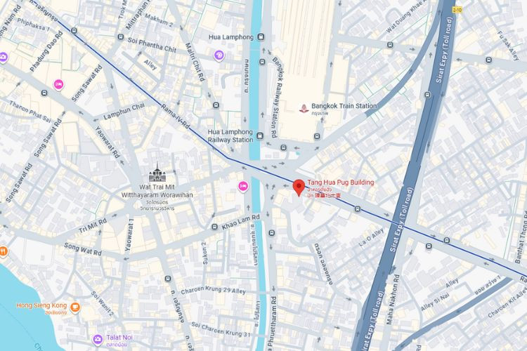 Tang Hua Pug Building, Bangkok, Bang Rak, Bangkok Rama 4 Intersection - Hua Lamphong