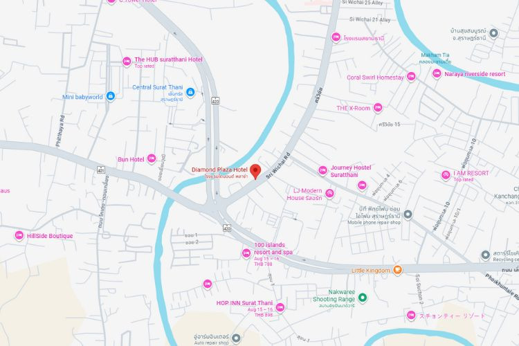 Diamond Plaza Hotel, Surat Thani, Surat Thani Tha Kub Intersection