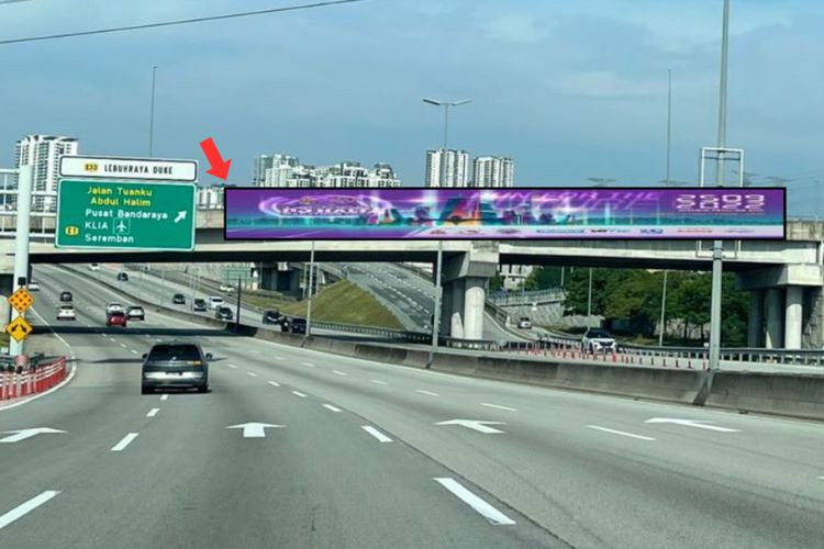 DUKE Highway, Kuala Lumpur (towards Wangsa Maju)