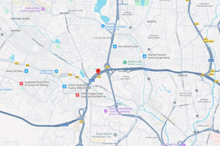 DUKE Highway, Kuala Lumpur (towards Wangsa Maju)