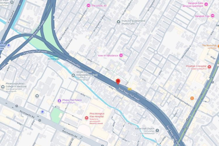 SiratExpressway,near Phra Mongkut Klao Hospital, Bangkok, Bangkok