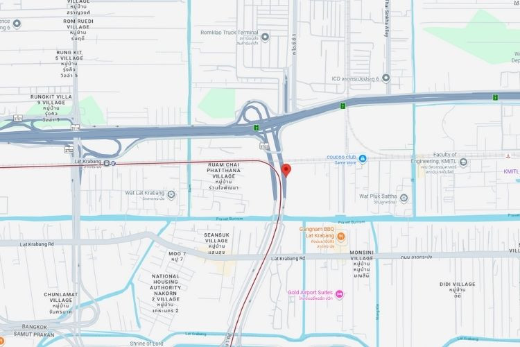 Motorway,Suvarnabhumi Airport (Entrance), Lat Krabang, Bangkok