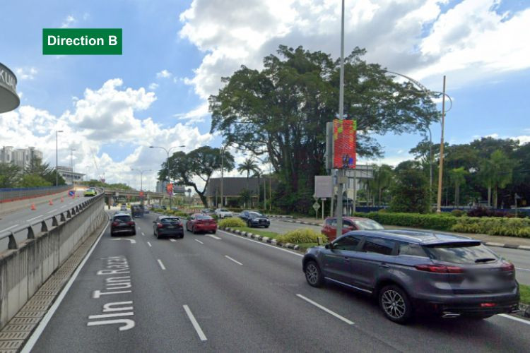 10 Panel Digital Street Bunting Billboard at Jalan Tun Razak - Jalan Pahang, Kuala Lumpur (infront Hospital Kuala Lumpur / Istana Budaya)