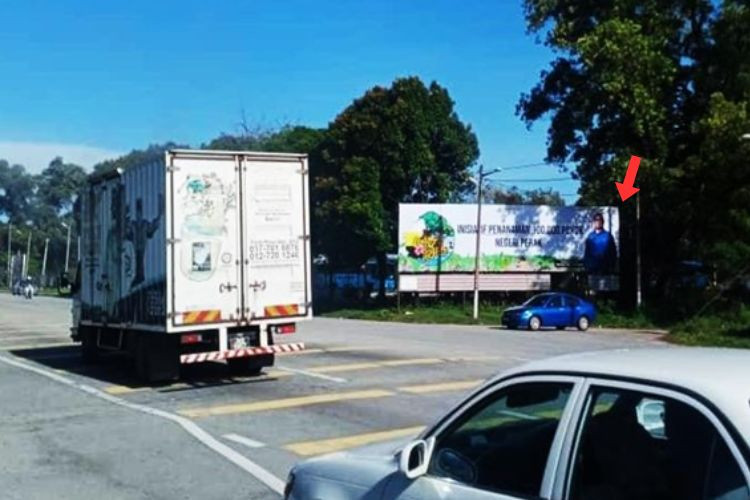1 Panel Free Standing Billboard at Jalan Besar, Sungai Siput, Perak (Sungai Siput to Bandar Kuala Kangsar)
