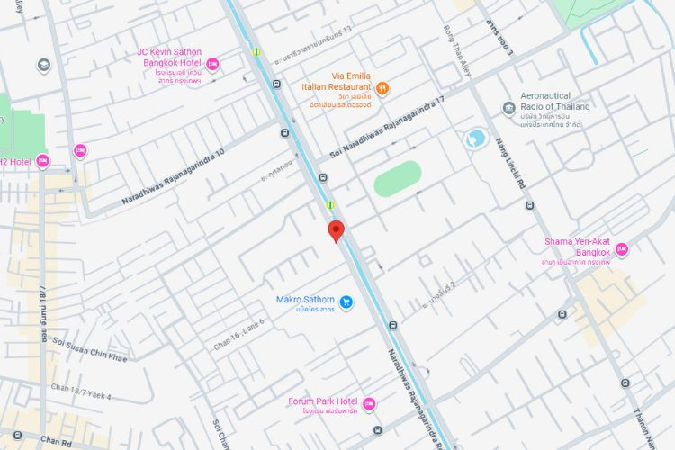 Narathiwat Rajanakarin Road (in front of Makro Sathorn), Bangkok, Bangkok