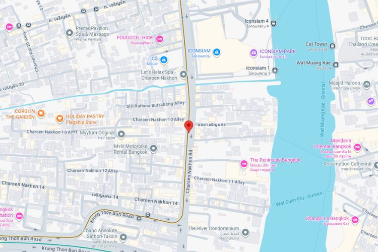 Charoen Nakorn Road (in front of Wat Suwan), Khlong San, Bangkok