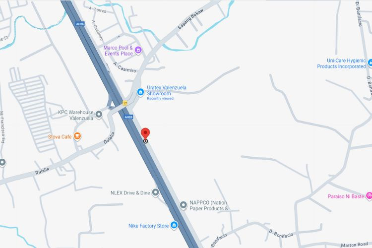 Map - ertical Free Standing Billboard at 19-10 E. Service Road, Valenzuela, Metro Manila (Near NLEX - Lawang Bato Exit)