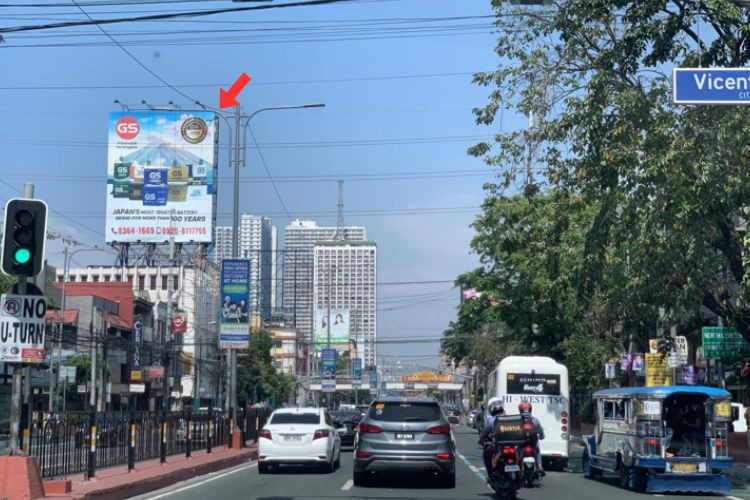 1 Sided Vertical Rooftop Billboard at España Boulevard cor. Prudencio St., Manila, Metro Manila (Northbound-facing, Near University of Santo Tomas)