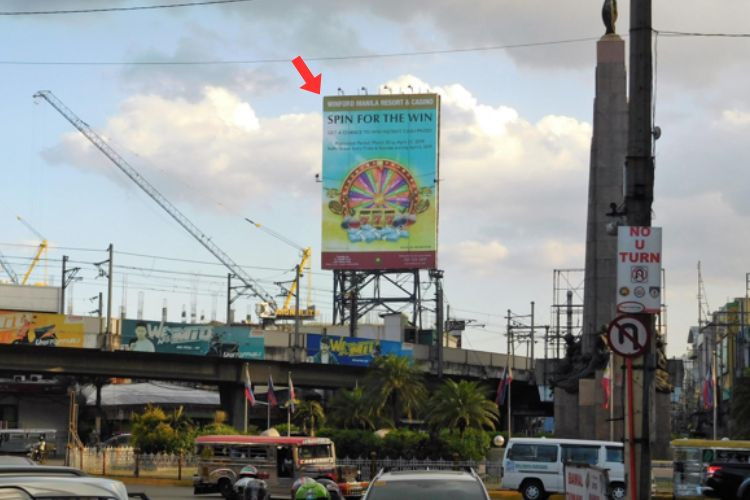 1 Panel Vertical Rooftop Billboard at Rizal Avenue Extension, Caloocan, Metro Manila (on top of Dianne Building)