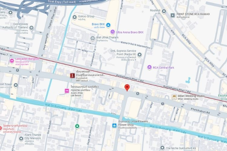 Phetchaburi Road, Phrom Phong, Bangkok ( Phrom Phong intersection)