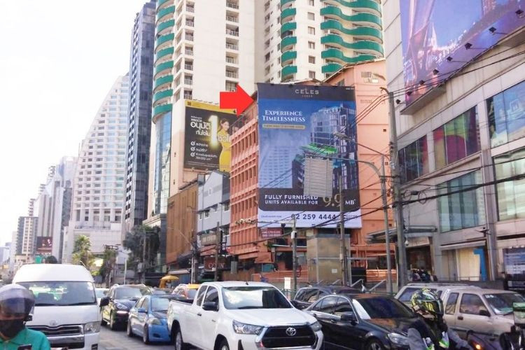 1 Panel Vertical Classic Billboard Billboard at Asoke Montri Junction Road, Wattana, Bangkok (Interchange 21 Building)