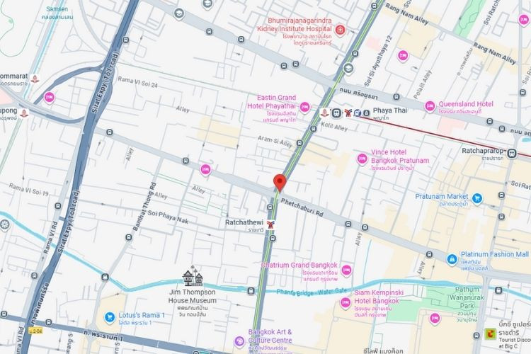 Phaya Thai Rd, Ratchathewi, Bangkok (Ratchathewi intersection)