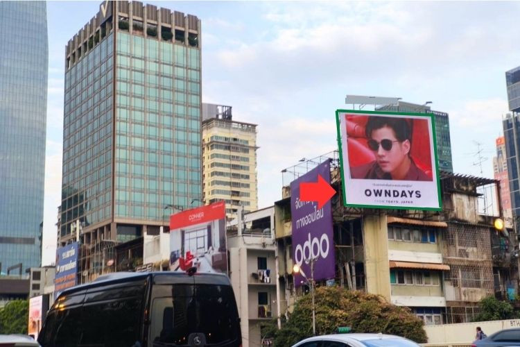 1 Panel Classic Billboard Billboard at Hua Chang Bridge, Bangkok, Phaya Thai, Bangkok