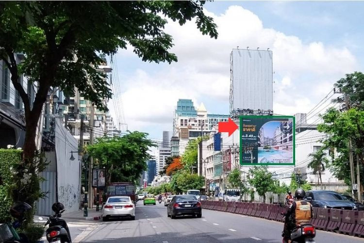 1 Panel Classic Billboard Billboard at Thonglor Road, Watthana, Bangkok (near Camillian Hospital)