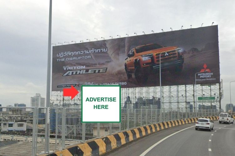 1 Panel Horizontal Classic Billboard Billboard at Makkasan, Bangkok, Ratchathewi, Bangkok