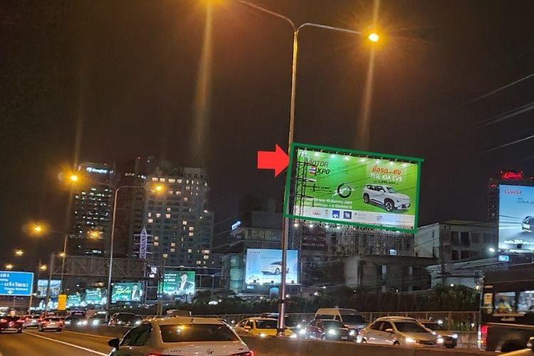 1 Panel Horizontal Classic Billboard Billboard at Chalerm Maha Nakhon Expy, Bangkok, Pathum Wan, Bangkok Expressway Step 1, Bong Kai Flat, heading to Rama 9