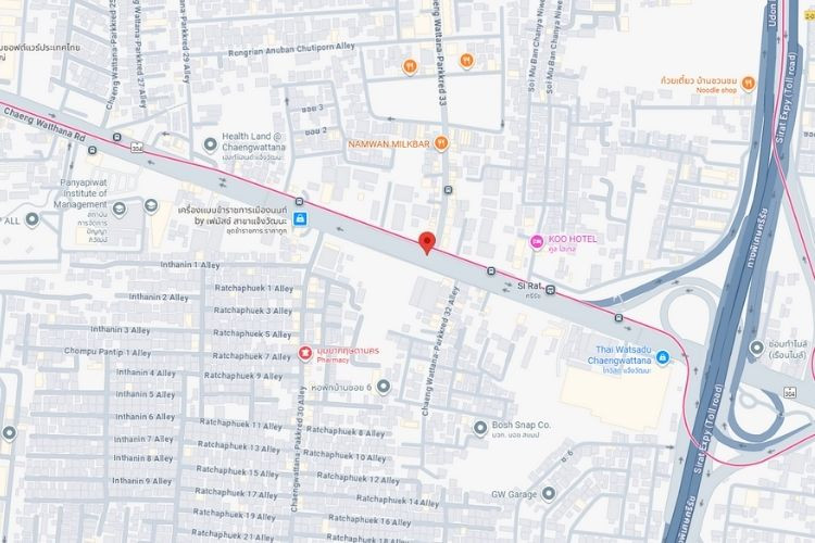 Chaengwattana Road, Pak Kret, Nonthaburi Prachachuen Road(Bang Sue District Office)