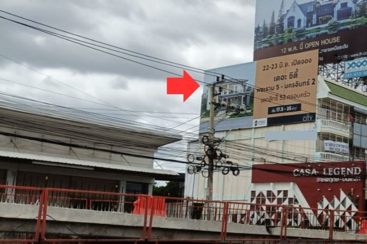 1 Panel Horizontal Classic Billboard Billboard at 84/50 Ratchaphruek Rd, Bangkok, Taling Chan, Bangkok (before Srisawan Hospital)