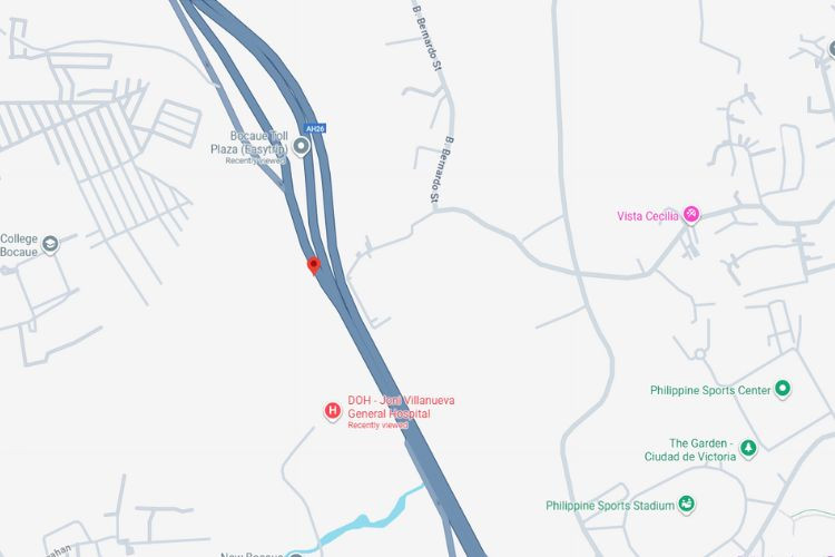 Map - Vertical Free Standing Billboard at Maharlika Highway, Bocaue, Bulacan (Southbound-facing, Near Bocaue NLEX Toll Plaza)