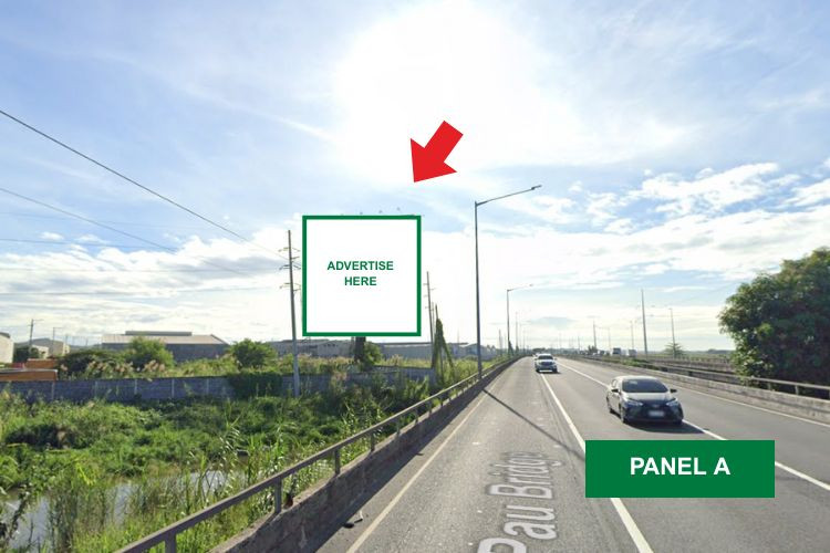 1 Panel Horizontal Freestanding Billboard at Dela Paz, San Simon, Pampanga (Near NLEX Pau Bridge A Side)