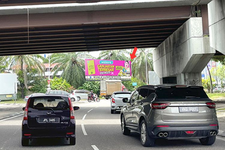 1 Panel Free Standing Billboard at Jalan Kuching / Jalan Sultan Azlan Shah, Kepong / Segambut, Kuala Lumpur (at Bulatan Kepong)