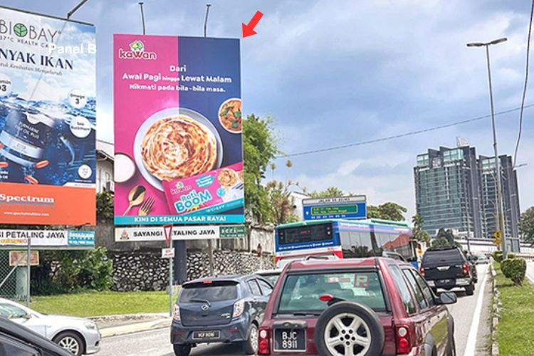 1 Panel Vertical Minipole Billboard at Jalan SS22/2 / Jalan SS22/43, Petaling Jaya, Selangor