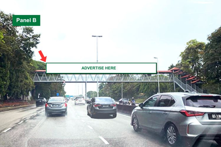 Overhead Bridge Billboard at Persiaran Tujuan, Subang Jaya, Selangor (near SS19)