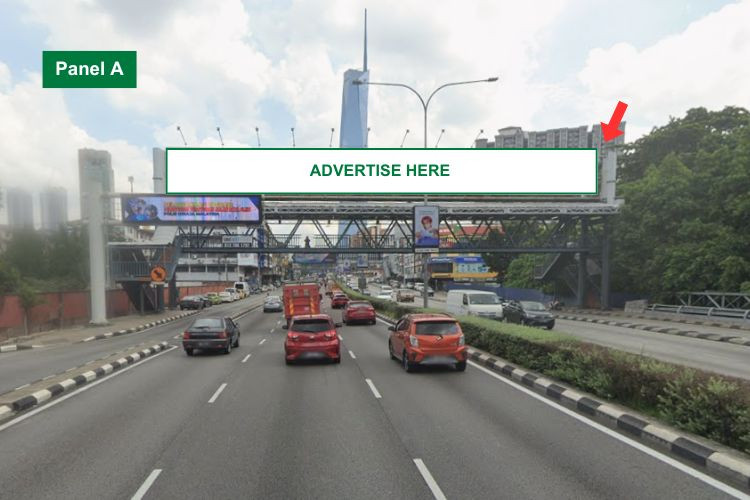 2 Sided Overhead Bridge Billboard at Jalan Loke Yew, Kuala Lumpur (near SJK (C) Chung Kwo School)
