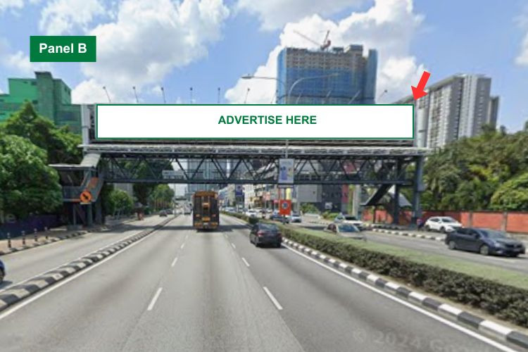 Overhead Bridge Billboard at Jalan Loke Yew, Kuala Lumpur (near SJK (C) Chung Kwo School)