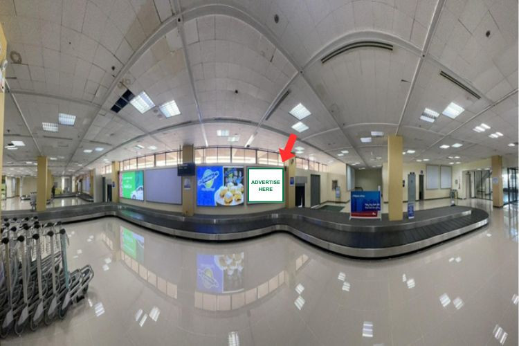 1 Panel Lightbox Billboard at Bacolod - Silay Airport (Arrival), Silay, Negros Occidental (Baggage Claim Area)