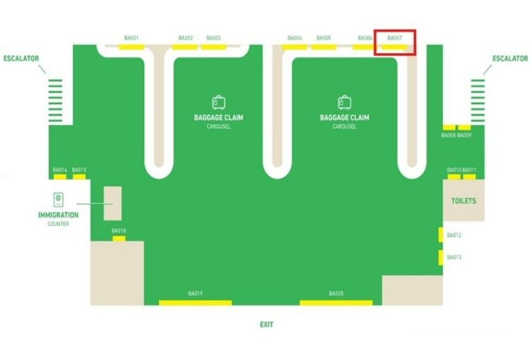 Map - Lightbox Billboard at Bacolod - Silay Airport (Arrival), Silay, Negros Occidental (Baggage Claim Area)