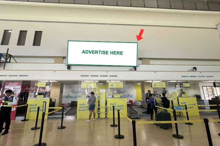 1 Panel Horizontal Lightbox Billboard at Bacolod - Silay Airport, Silay, Negros Occidental (Check-in Counter [B])