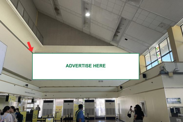 1 Panel Horizontal Lightbox Billboard at Bacolod - Silay Airport, Silay, Negros Occidental (Check-in Counter Wall Wrap)