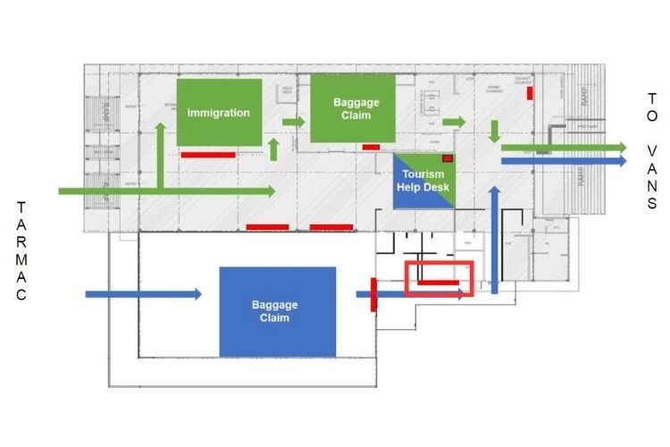 Caticlan Airport, Malay, Aklan (Domestic Arrival - Exit Corridor)