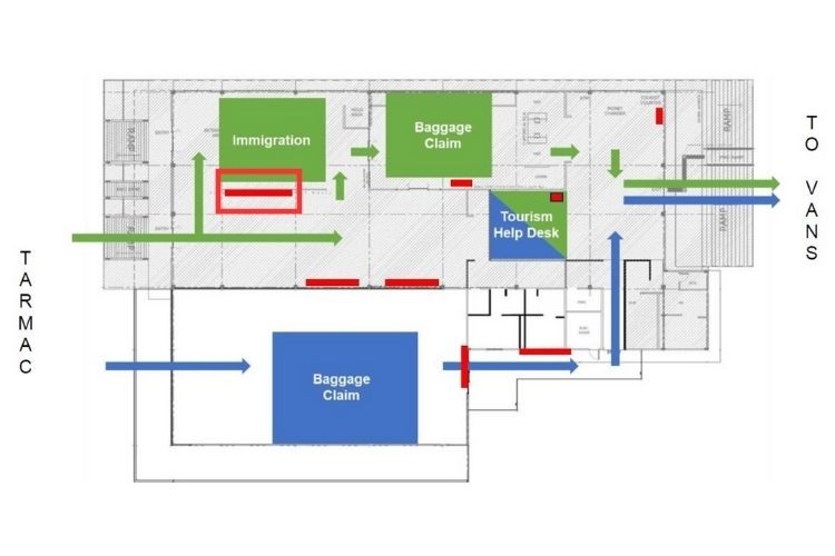 Caticlan Airport, Malay, Aklan (International Arrival - Immigration Hall [1])