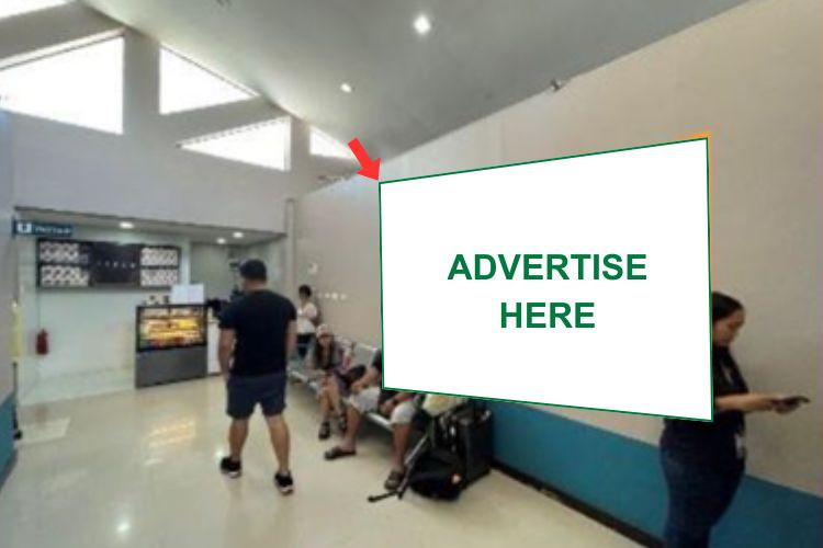 1 Panel Horizontal Wall Sticker Billboard at Caticlan Airport, Malay, Aklan (Departure Wing B International & Domestic)