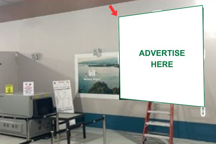 1 Panel Wall Sticker Billboard at Caticlan Airport, Malay, Aklan (Baggage Claim)