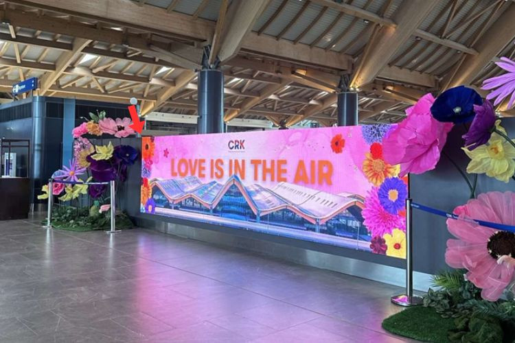1 Panel Horizontal Digital Screen Billboard at Clark Airport, Angeles, Pampanga (International / Domestic Check-in Counter)