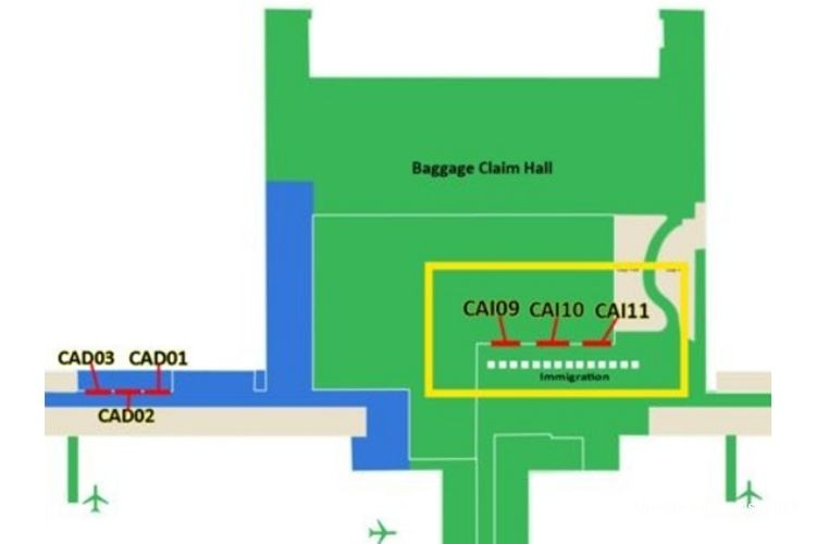 Horizontal Lightbox Billboard at Clark Airport, Angeles, Pampanga (International Arrival - Immigration)