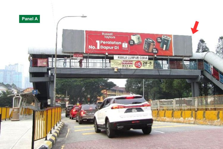2 Sided Overhead Bridge Billboard at Jalan Kuchai Lama, Kuala Lumpur (near SMK Seri Sentosa)