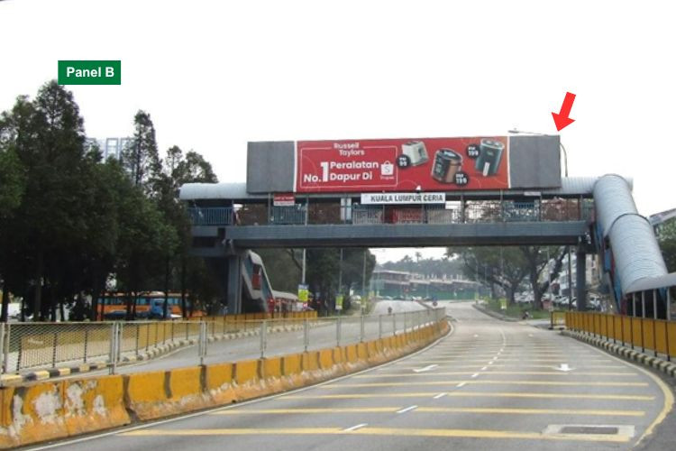 Overhead Bridge Billboard at Jalan Kuchai Lama, Kuala Lumpur (near SMK Seri Sentosa)