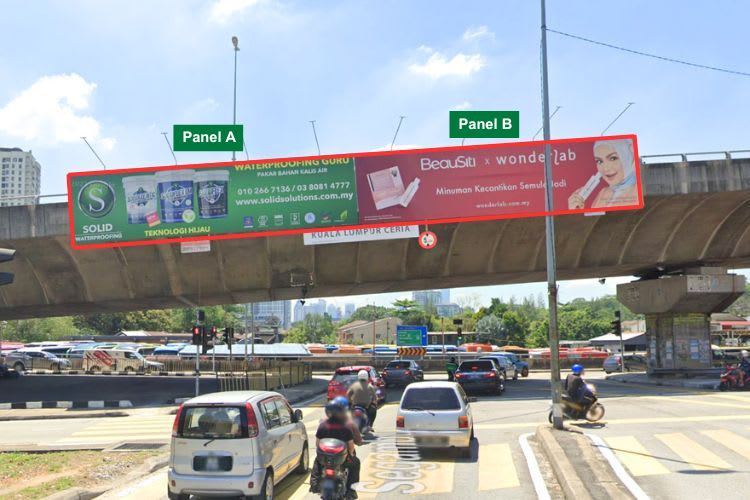 Overhead Bridge Billboard at Jalan Segambut & Jalan Tuanku Abdul Halim flyover, Kuala Lumpur