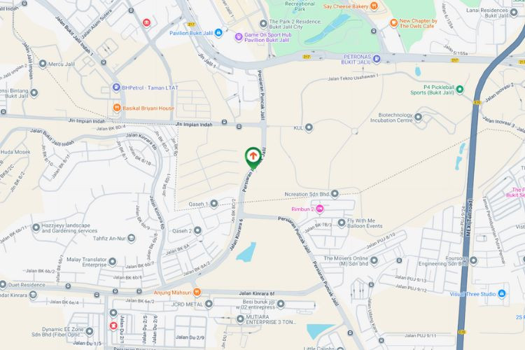 Map - Free Standing Billboard at Persiaran Puncak Jalil, Bukit Jalil, Kuala Lumpur