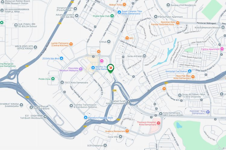 Map - Vertical Minipole Billboard at Persiaran Surian, Kota Damansara, Petaling Jaya, Selangor (near Jaya Grocer, Emporis)