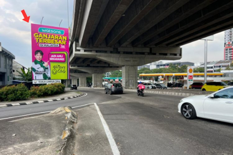 1 Sided Vertical Minipole Billboard at Jalan Burung Jentayu / Lebuhraya DUKE, Kuala Lumpur (near Lotus's Kepong)