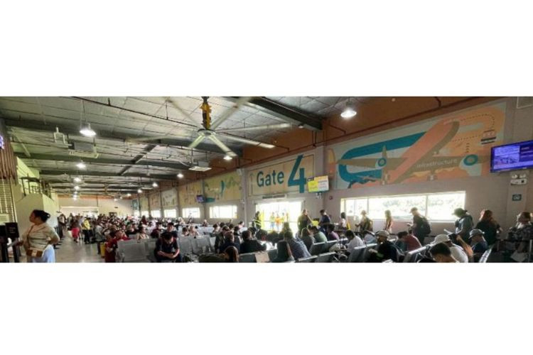 8 Panel Horizontal Wall Sticker Billboard at Caticlan Airport, Malay, Aklan (Domestic Departure Wing A- Gate 3&4 Lounge)