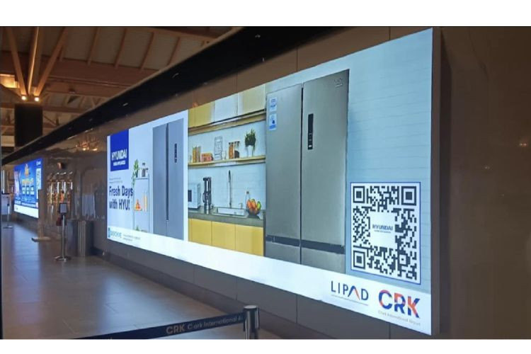 Horizontal Lightbox Billboard at Clark Airport, Angeles, Pampanga (International Departure - Immigration)