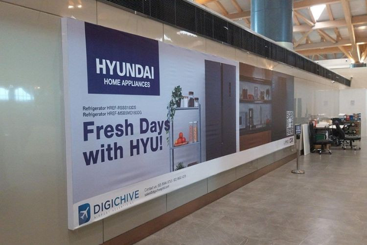 Horizontal Lightbox Billboard at Clark Airport, Angeles, Pampanga (International Departure - Immigration)